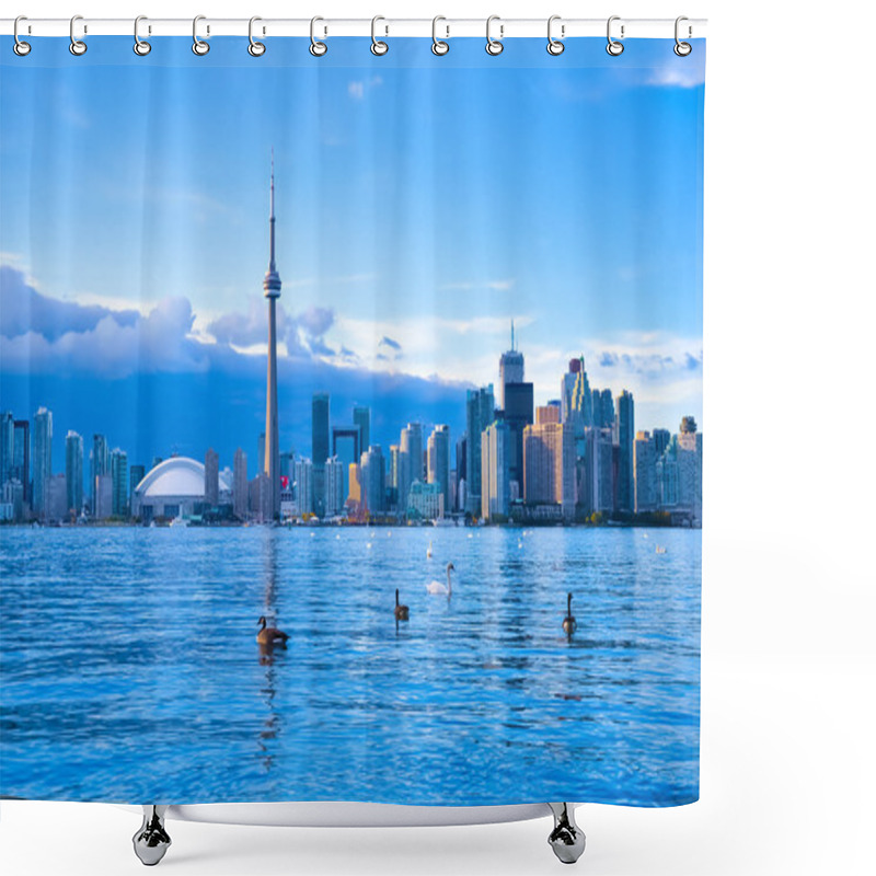 Personality  Toronto Skyline Shower Curtains