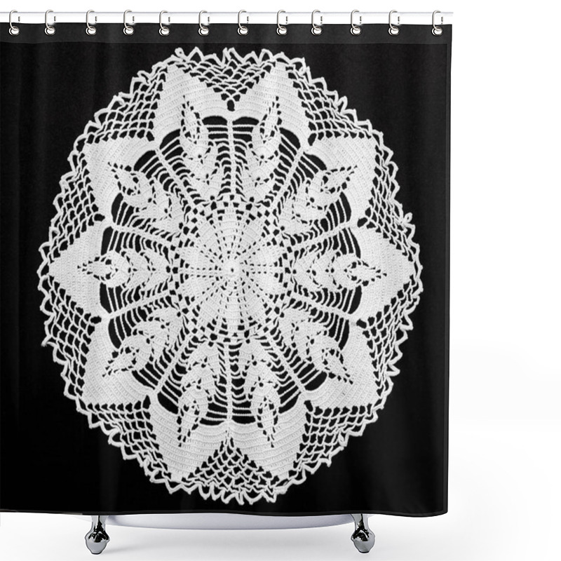 Personality  Traditional Lace Work Shower Curtains