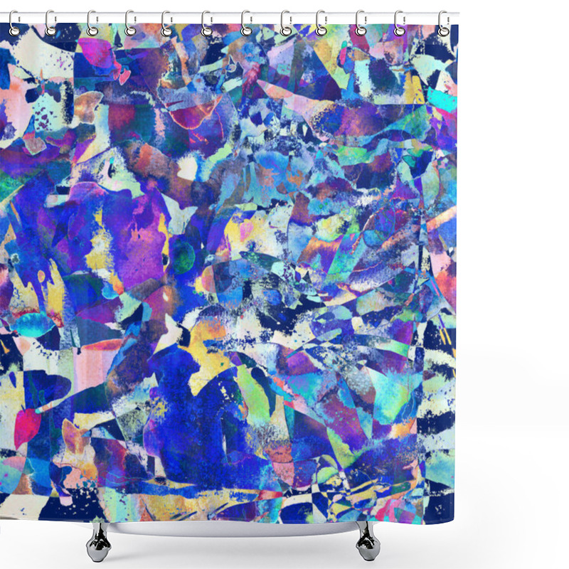 Personality  Ethnic Patchwork Design.  Shower Curtains