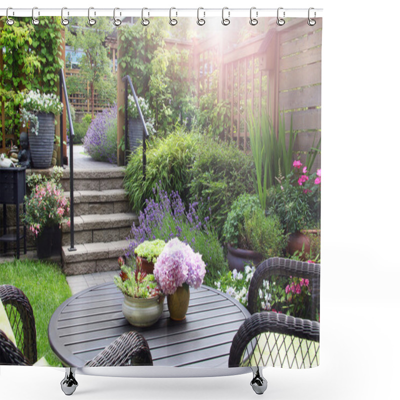 Personality  Small Perennial Garden Shower Curtains