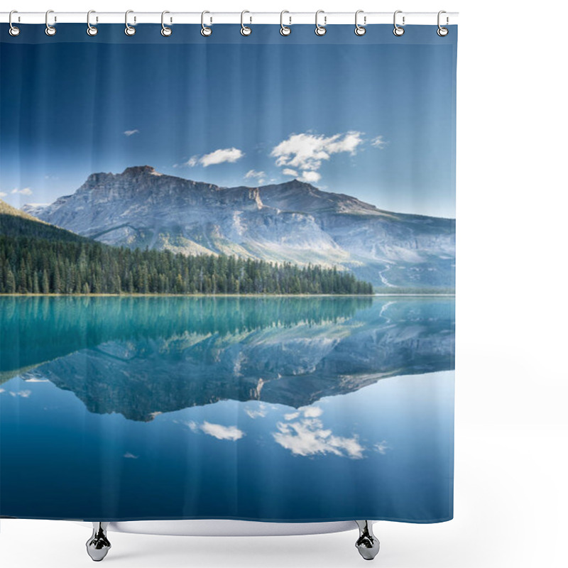 Personality  Beautiful Emerald Lake, Yoho National Park, British Columbia, Canada Shower Curtains