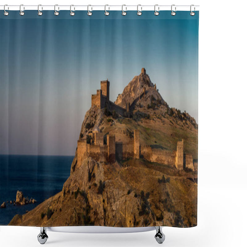 Personality  Genoa Fortress In Crimea Shower Curtains