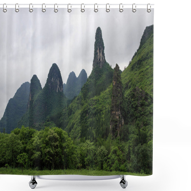 Personality  Li River, Guilin, China Shower Curtains