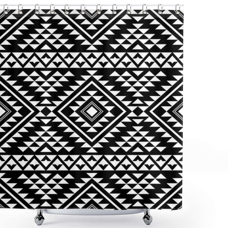 Personality  Seamless Aztec Pattern Shower Curtains