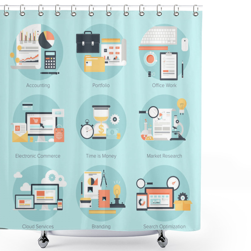 Personality  Business Concepts. Shower Curtains