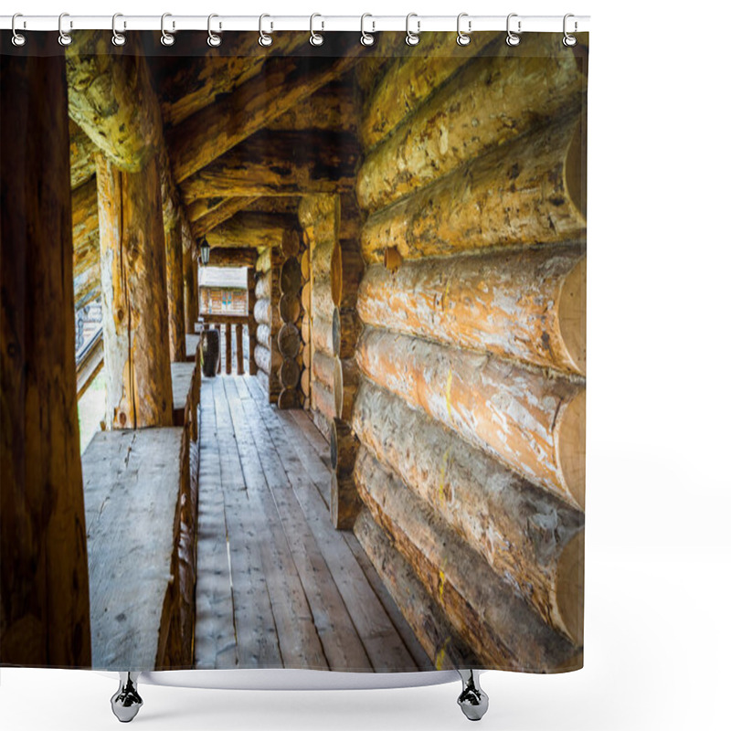 Personality  An Old Medieval House. Shower Curtains