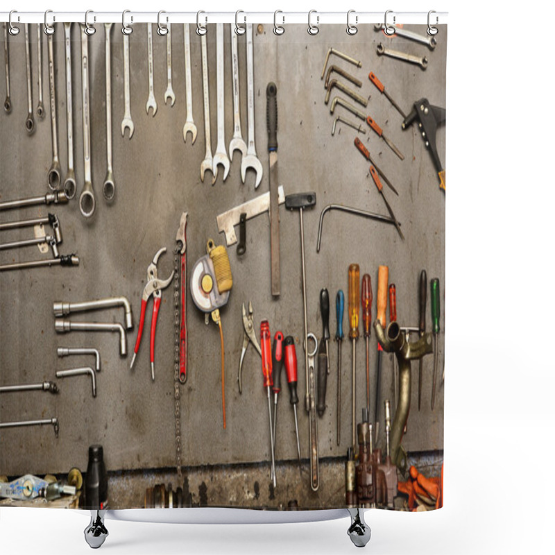 Personality  A Multi-tool Shower Curtains