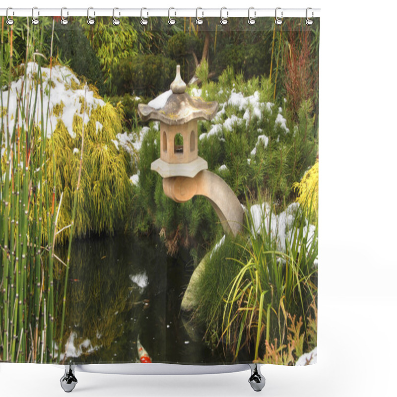 Personality  Japanese Garden Shower Curtains