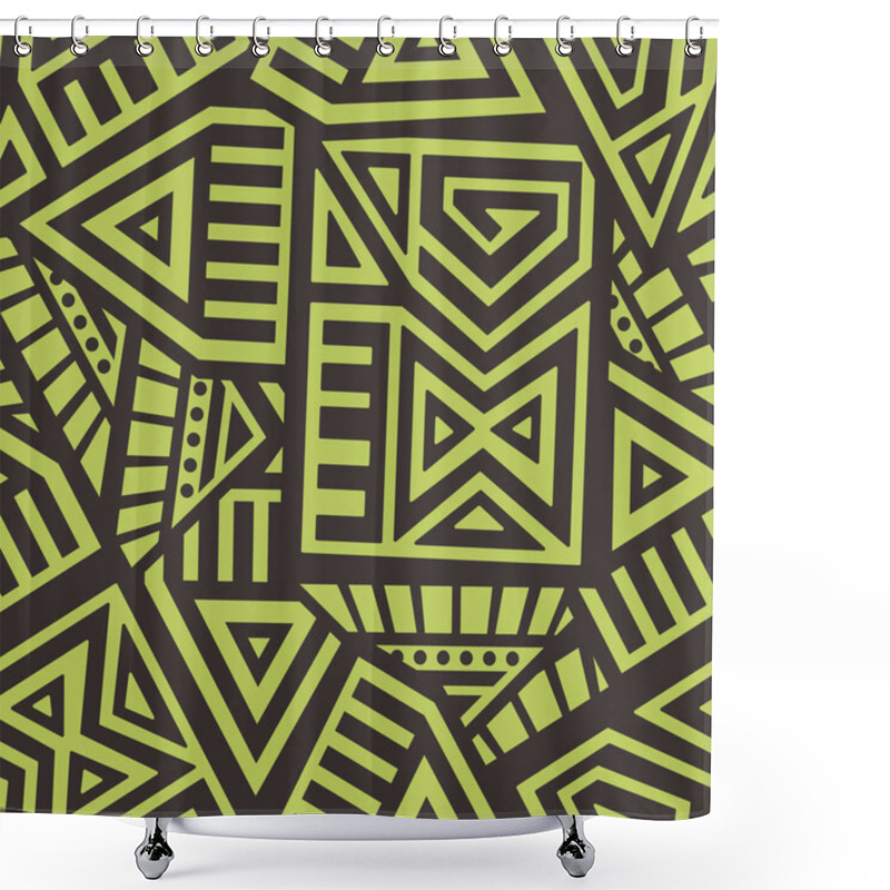 Personality  Aztec Vector Seamless Pattern Shower Curtains