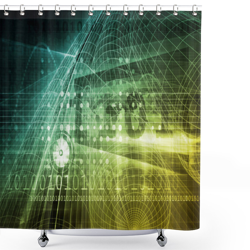 Personality  Open Source Technology Shower Curtains