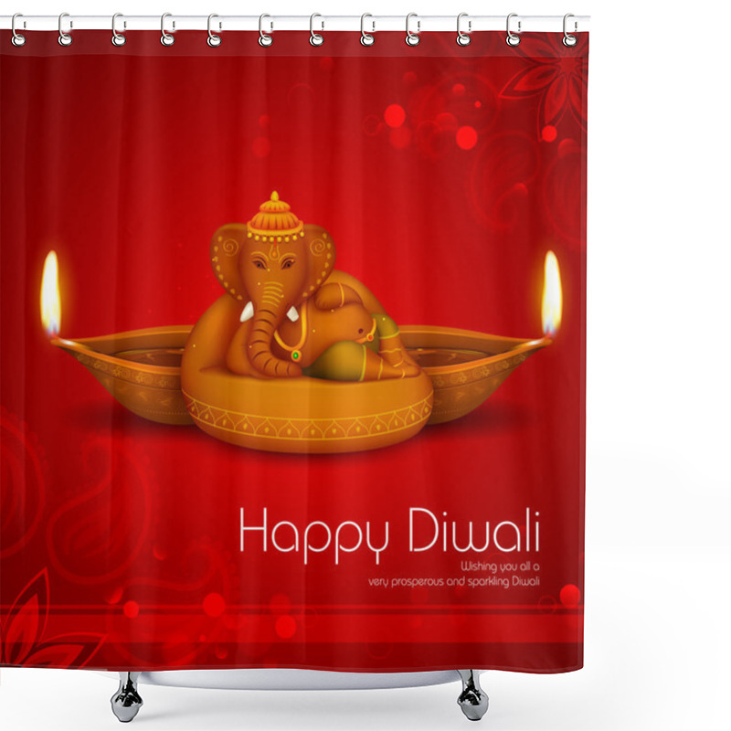 Personality  Diwali Holiday Background Shower Curtains