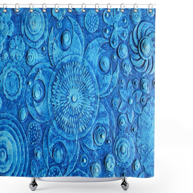 Personality  Floral Textured Background Shower Curtains