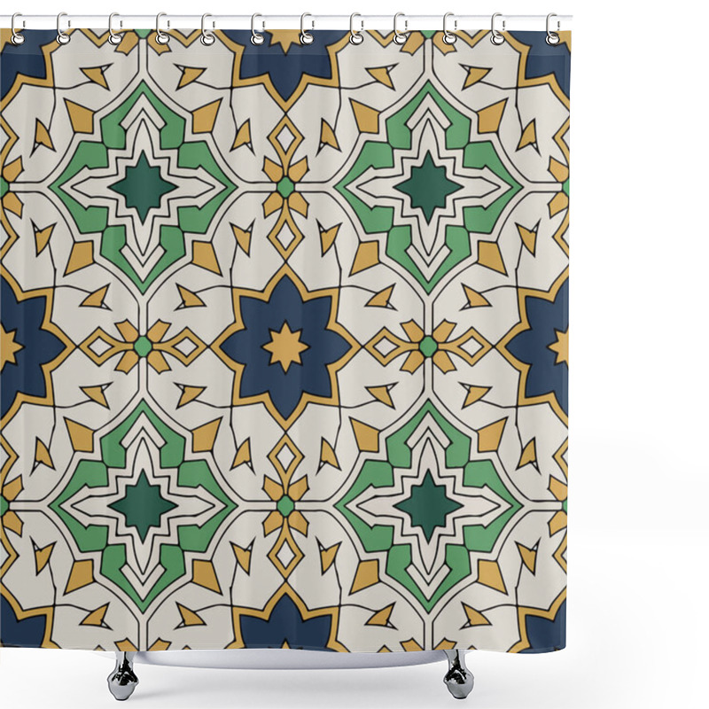 Personality  Masterpieces Of Islamic Geometry. Shower Curtains