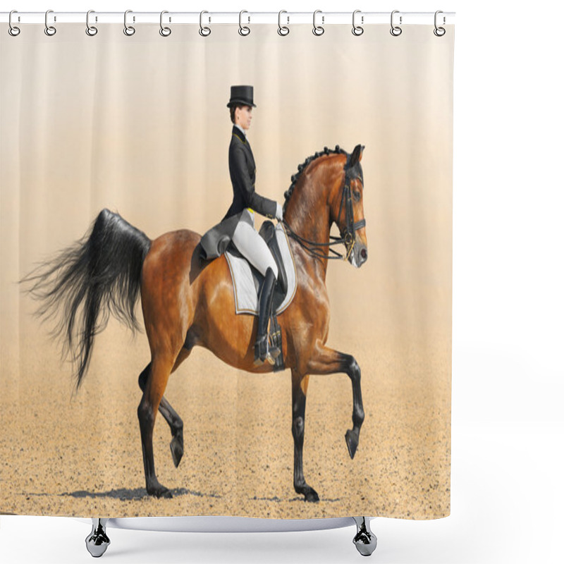 Personality  Equestrian Sport - Dressage Shower Curtains