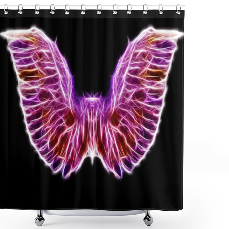 Personality  Abstract Wings Shower Curtains