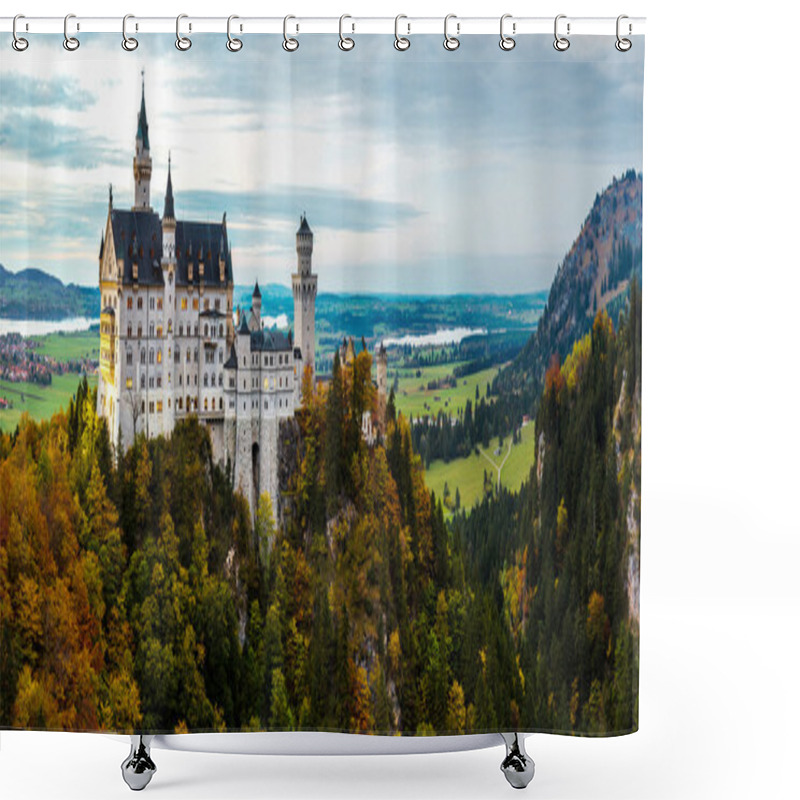 Personality  Neuschwanstein Castle In Germany Shower Curtains