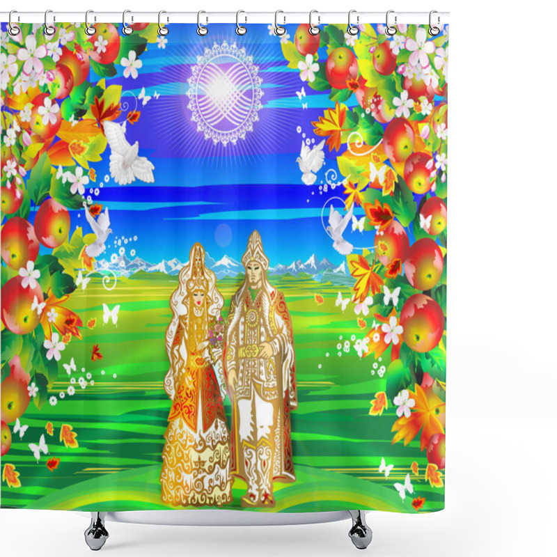 Personality  Wedding Ceremony, Tradition Shower Curtains