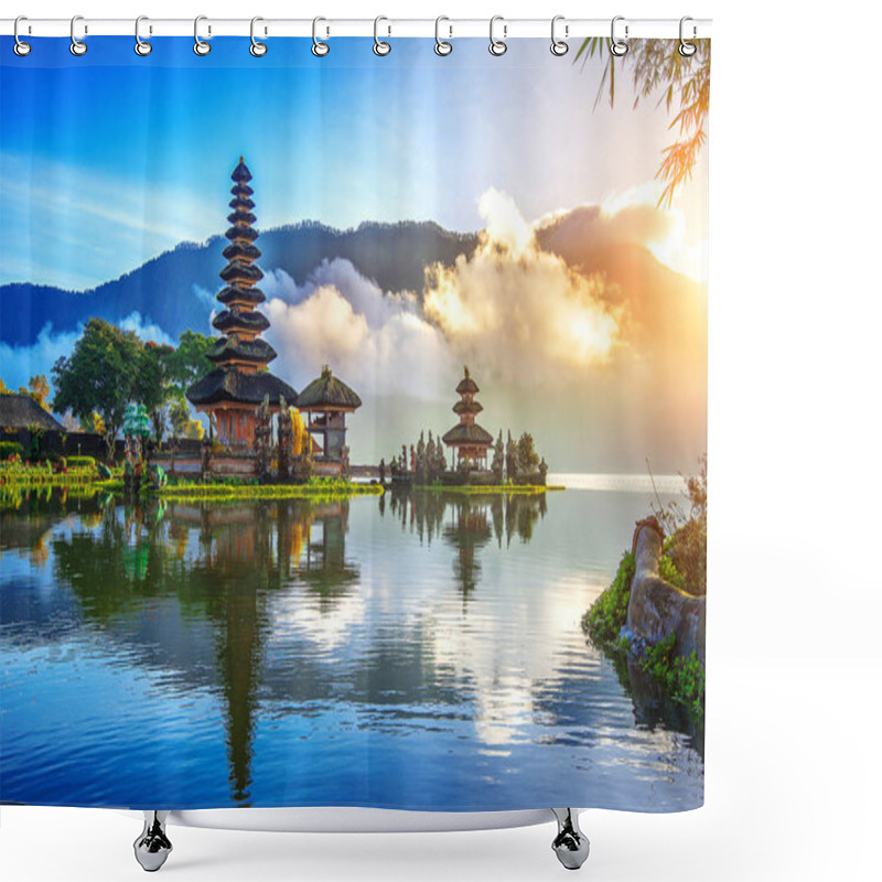 Personality  Pura Ulun Danu Bratan Temple In Bali, Indonesia. Shower Curtains