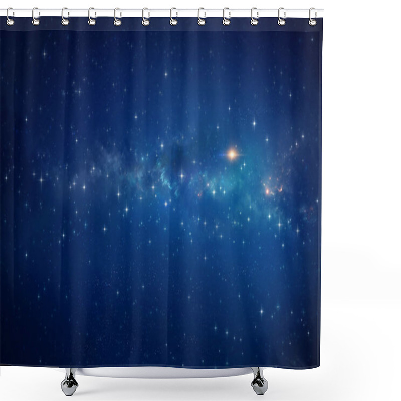 Personality  Space Galaxy Background Shower Curtains