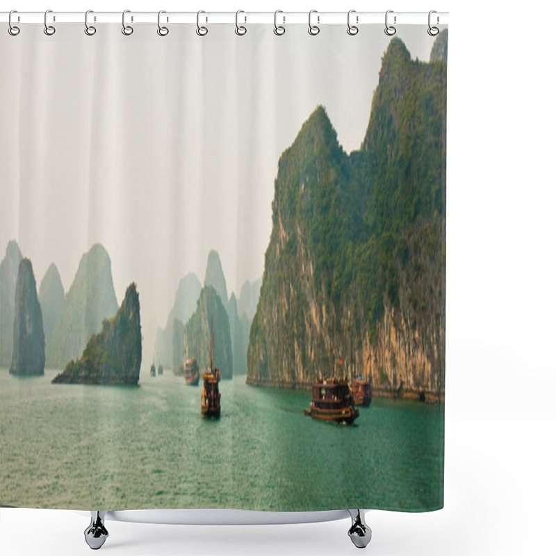 Personality  Halong Bay Panorama Shower Curtains