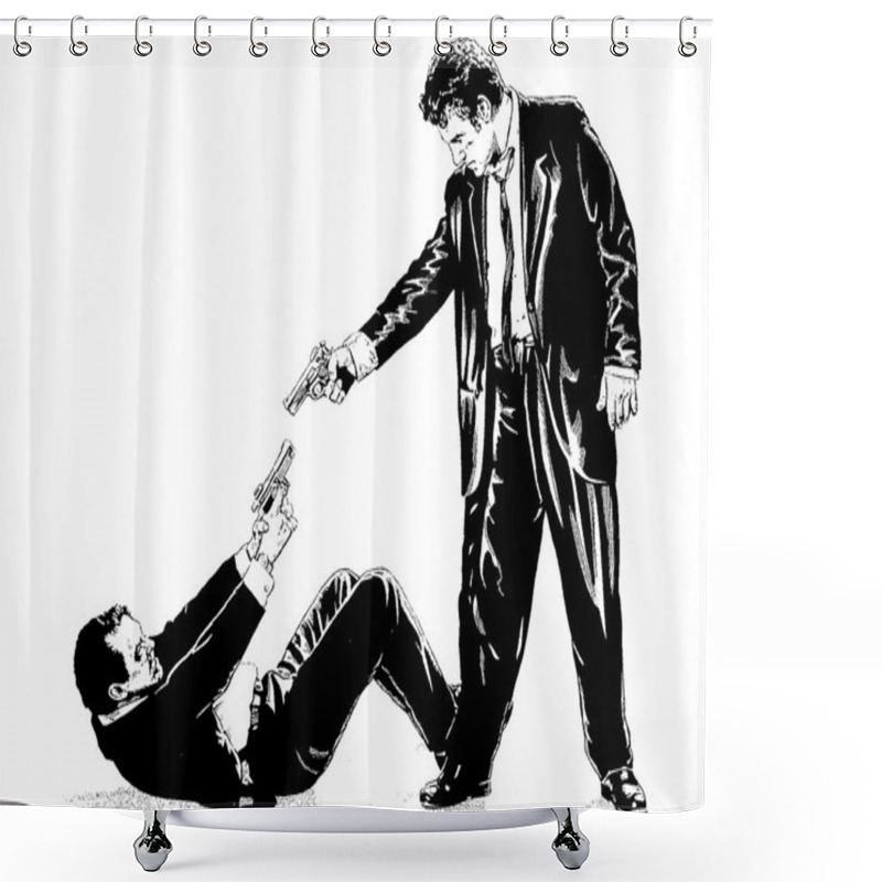 Personality  Standoff Shower Curtains