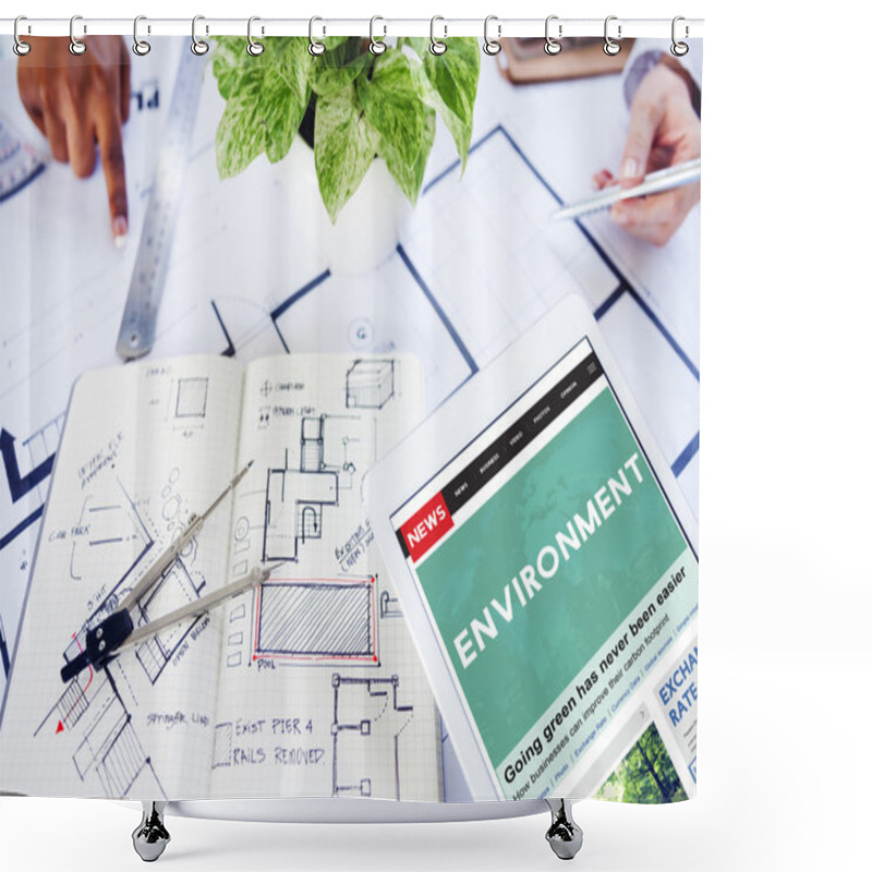 Personality  Environment Conservation, Ecology Concept Shower Curtains