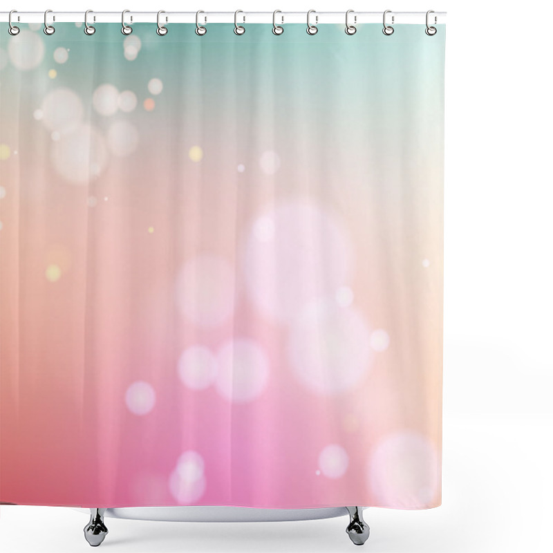 Personality  Blurry Soft Background Shower Curtains