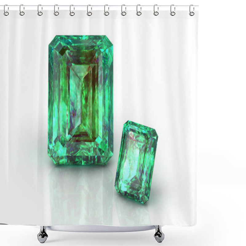 Personality  Emerald Shower Curtains