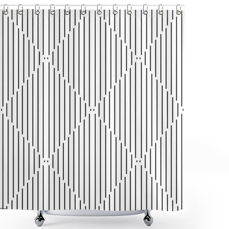 Personality  Abstract Seamless Pattern. Modern Stylish Texturegeometric Backg Shower Curtains