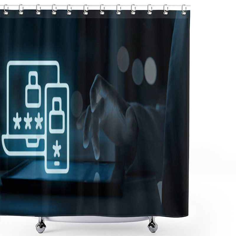 Personality  Future Of Online Security Why MFA Is Essential Shower Curtains