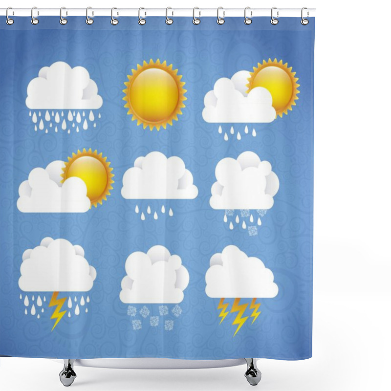 Personality  Season Icons Shower Curtains