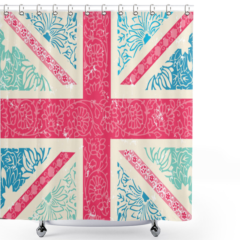 Personality  Union Jack  Pattern Shower Curtains