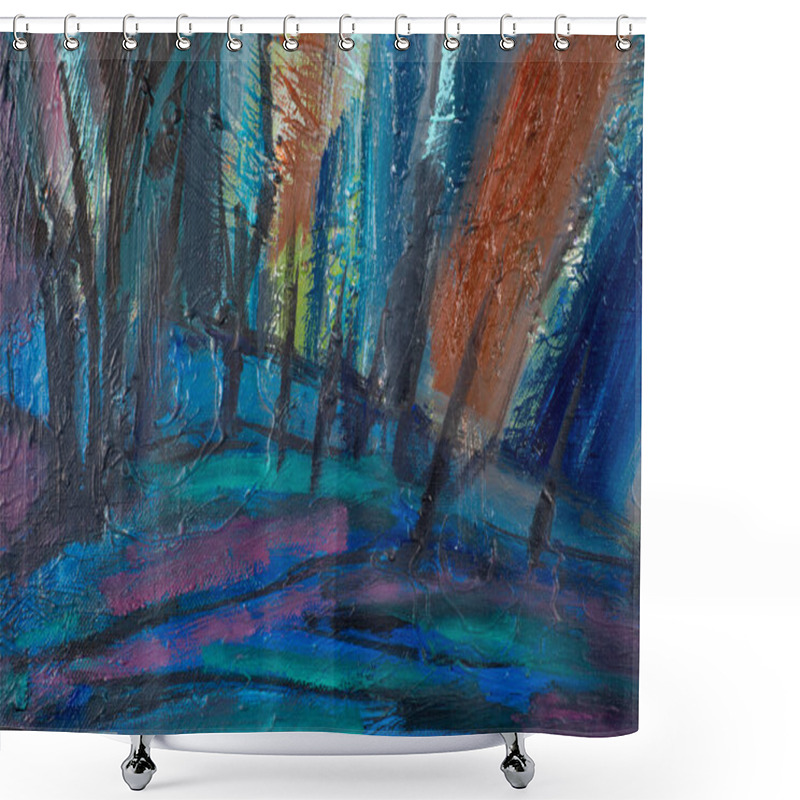 Personality  Ethnography, M.Sh. Khaziev. Honored Artist Of Tatarstan.  Shower Curtains