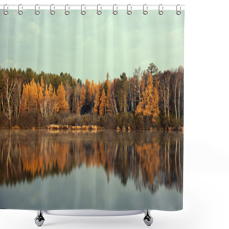 Personality  Fall In Tomahawk, Wisconsin Shower Curtains