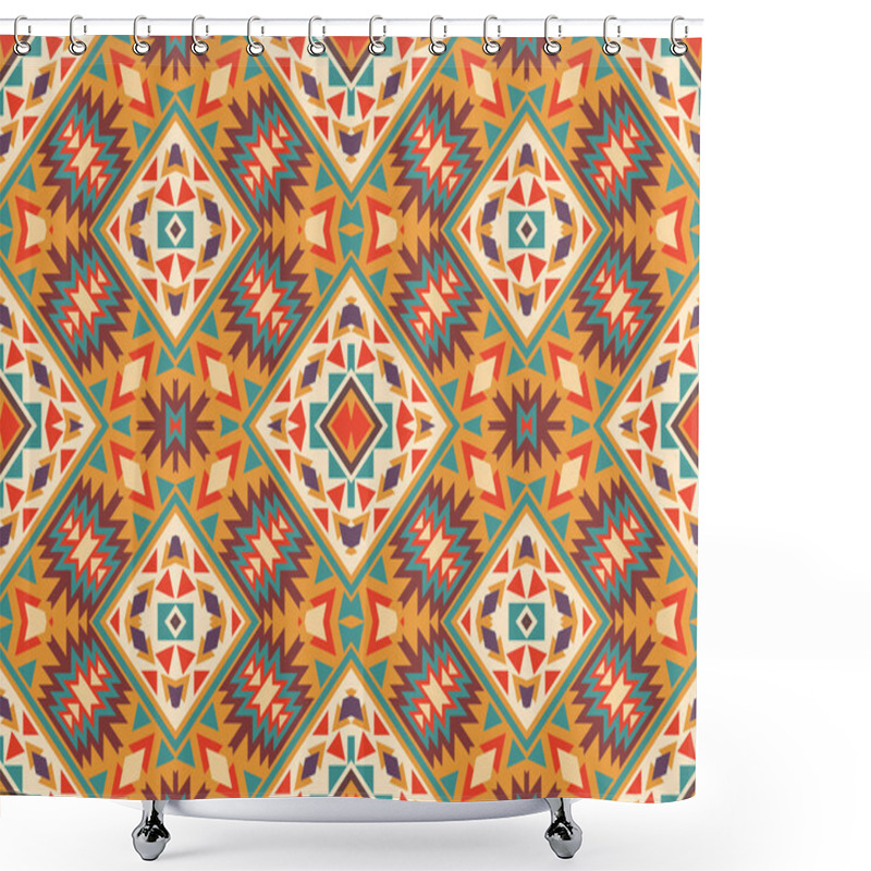 Personality  Seamless Navajo Pattern Shower Curtains