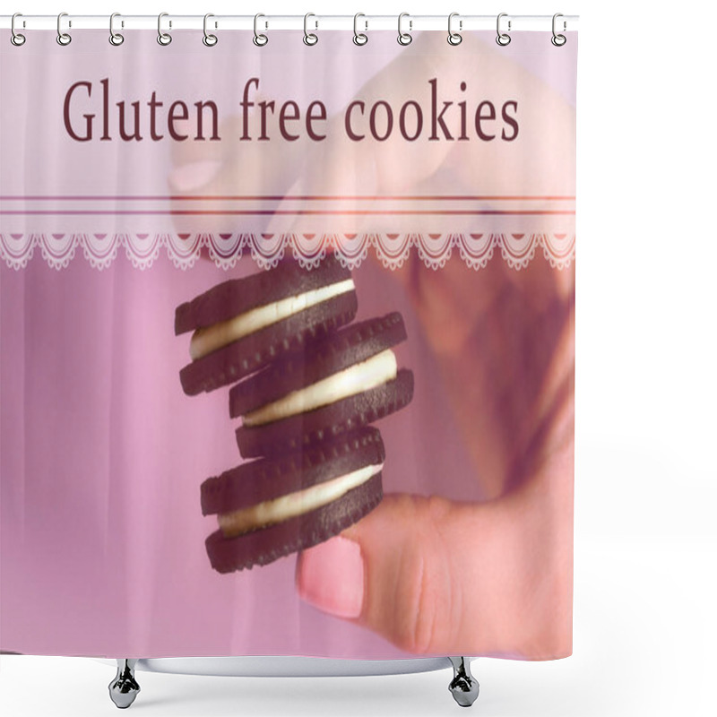 Personality  Gluten Free Concept Shower Curtains