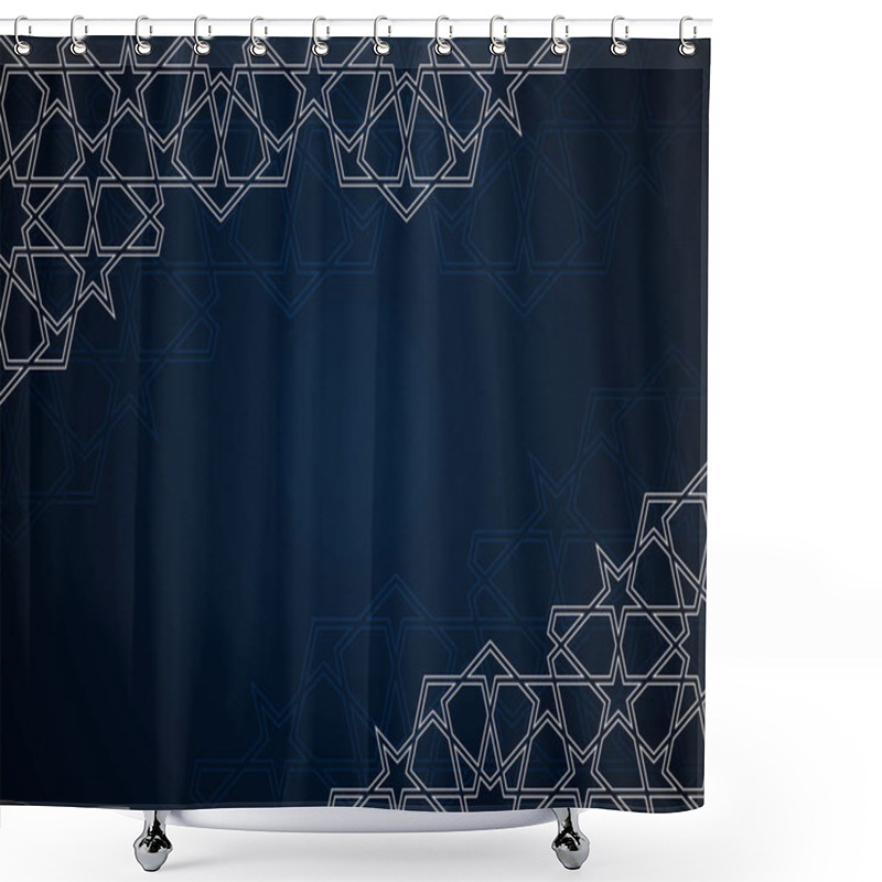 Personality  Geometric Islamic Pattern Shower Curtains