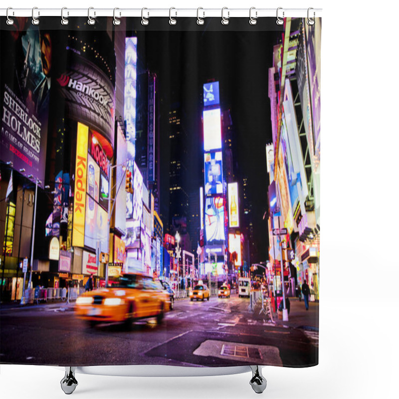 Personality  Times Square Shower Curtains