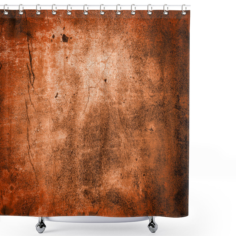 Personality  Orange Grunge Background Or Texture Shower Curtains