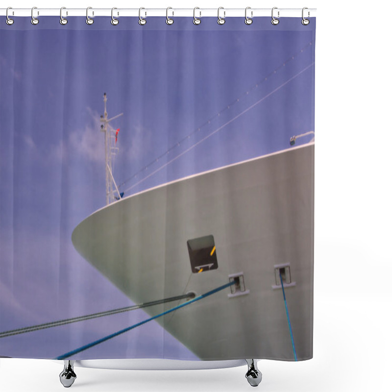 Personality  Impressive Prow Of A Cruise Ship Shower Curtains