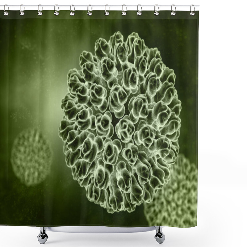 Personality  Rotavirus Bacteria  Shower Curtains