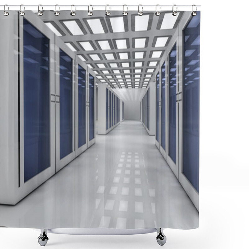 Personality  Render Farm Shower Curtains