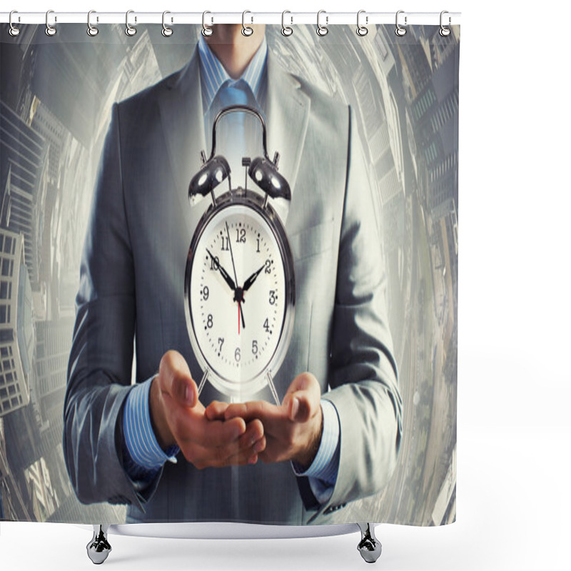 Personality  Time Management Shower Curtains