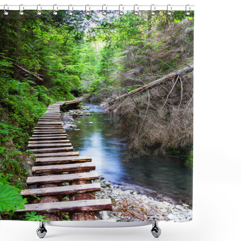 Personality  Slovak Paradise National Park, Slovakia Shower Curtains