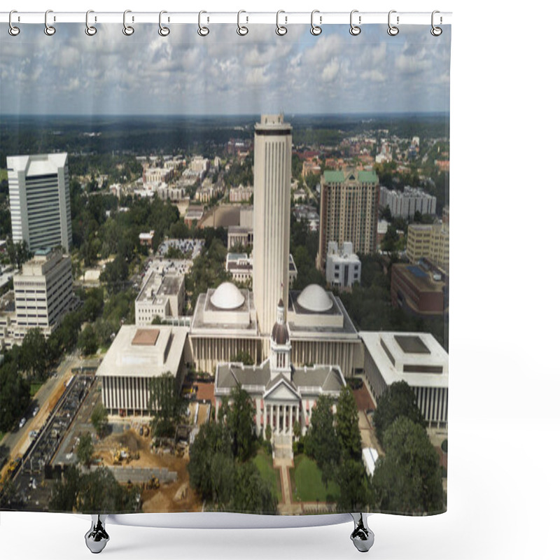 Personality  The Capital City Of Tallahassee Florida Holds The Government Office Building Shown Here Shower Curtains