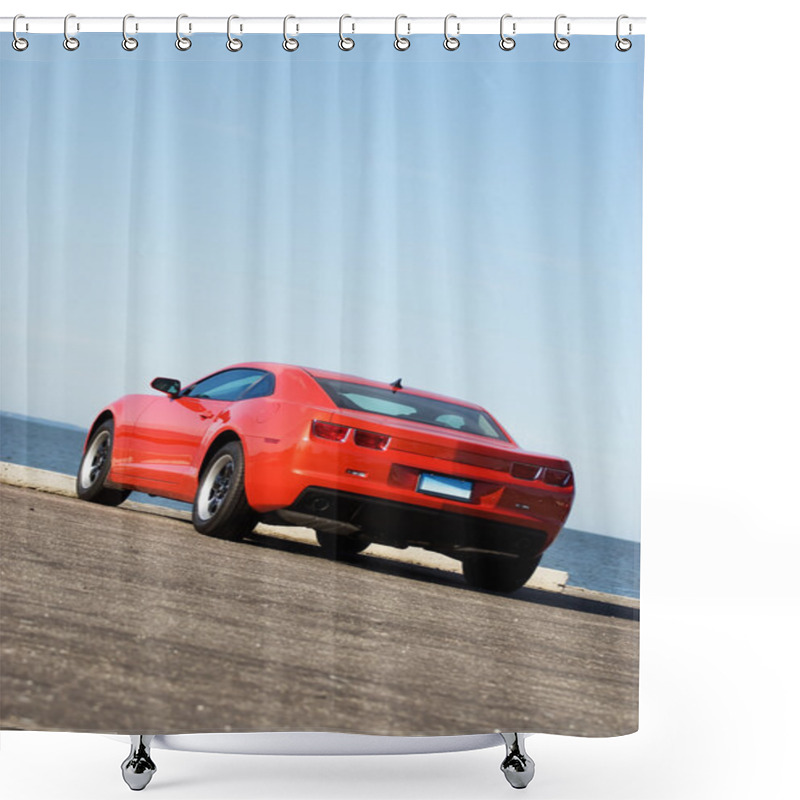 Personality  Modern Sports Car Shower Curtains