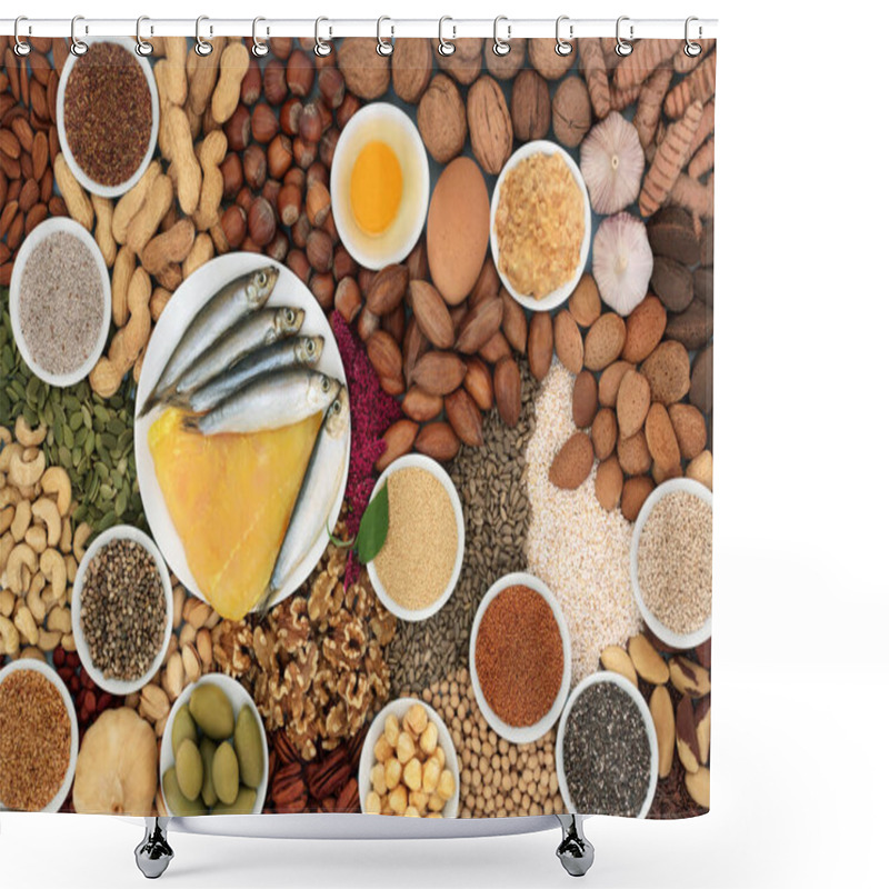 Personality  Health Food High In Lipds. Ingredients Contain Unsaturated Fats For Healthy Heart And Cholesterol Levels With Nuts, Seeds, Dairy, Seafood, Legumes And Grain.  High In Antioxidants, Fibre, Omega 3, Protein. Shower Curtains