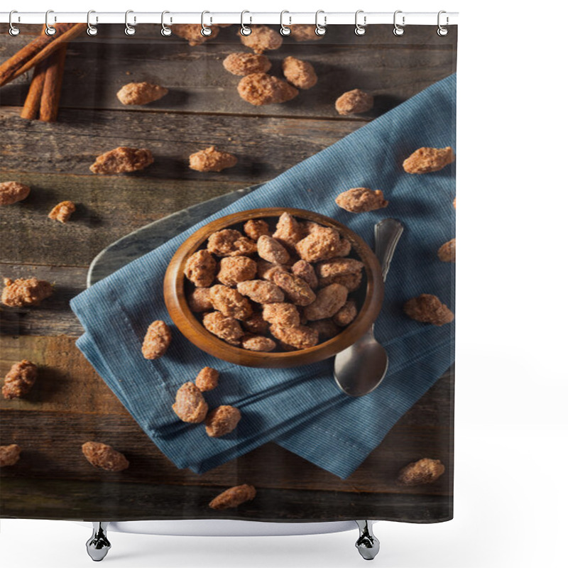 Personality  Homemade Sweet Cinnamon Coated Almonds Shower Curtains