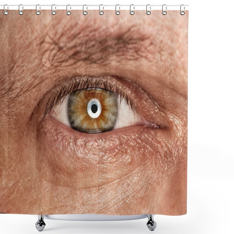 Personality  Picture Of A Human Eye Shower Curtains