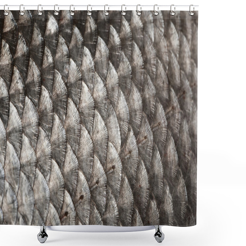 Personality  Fish Scales Background Shower Curtains